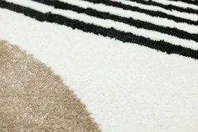 Koberec CLARA 02923A krémový / hnedý