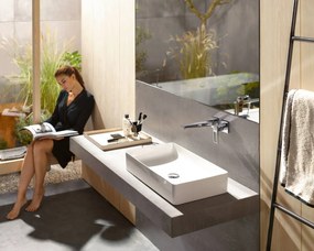 Hansgrohe Metropol, páková umývadlová batéria pod omietku, 2-otvorová inštalácia, chrómová, HAN-74526000