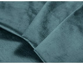 Modrá zamatová rozkladacia pohovka Milo Casa Luca