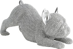 DEKORAČNÁ SOŠKA ELDO 19X8X9 CM STRIEBORNÁ