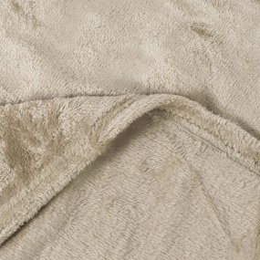 Goldea kvalitná deka z mikrovlákna - béžová 150 x 200 cm