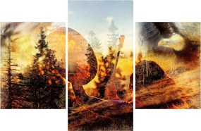 Obraz - Šamanský motív (90x60 cm)