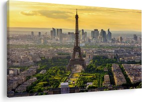 Obraz - Panoráma Paríža (90x60 cm)