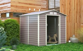 Záhradný domček G21 GAH 407 - 213 x 191 cm, šedý