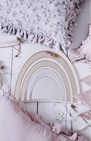 Zrkadlo dúha do detskej izby – akrylové zrkadlo z dreva 29x25 cm