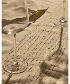 Obrus s prímesou ľanu 150x250 cm Flia – Kave Home