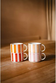 Biele keramické hrnčeky v súprave 4 ks na espresso 180 ml Franca – Leopold Vienna