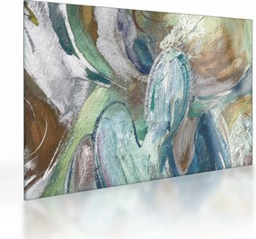 Sklenený obraz - Abstraktné maľba postavy (70x50 cm)