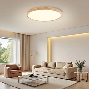 Brilagi - LED stropné svietidlo WOODROUND LED/70W/230V 3000/4000/6000K pr. 80 cm