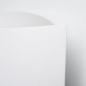 Nástenné svietidlo Toni, 1x biele kovové tienidlo