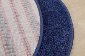 Associated Weavers, Kusový koberec Gusto 78 kruh, 59x59 (průměr) kruh, modrá, kancelária