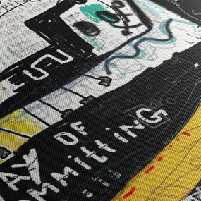 Obraz - Graffiti (120x50 cm)