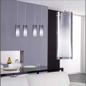 EGLO 90304 - Luster závesný PINTO NERO 1 x E27/60W dymová