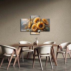 Obraz - Maľba slnečníc (90x60 cm)