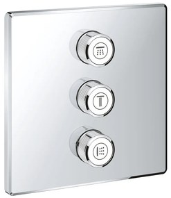 GROHE Grohtherm SmartControl - Krytka trojitého ovládača prietoku, chróm 29127000