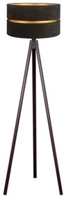 Duolla - Stojacia lampa DUO 1xE27/60W/230V pr. 44 cm čierna/wenge