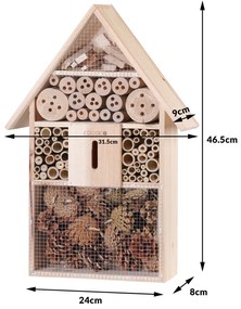 InternetovaZahrada Hotel pre hmyz - 48x31x10cm