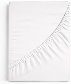 Bavlnená plachta s gumou 180x200 cm biela