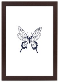 Gario Plagát Kreslený motýľ Farba rámu: Bez rámu, Rozmery: 40 x 60 cm