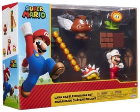 Super Mario Herná sada Lava s figúrkami, 6 cm