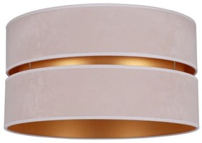 Duolla - Stropné svietidlo DUO 1xE27/15W/230V pr. 40 cm béžová/zlatá