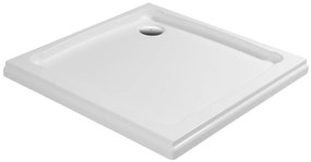Gelco Gelco, DIONA sprchová vanička z liateho mramoru, štvorec 90 x 90 x 7,5 cm, GD009