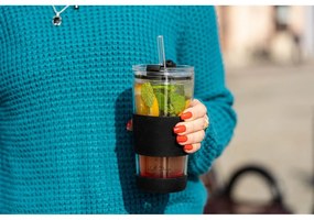 Čierny termo hrnček 600 ml Fuori – Vialli Design