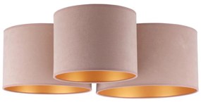 Duolla - Stropné svietidlo ROLLER TRIO 3xE27/60W/230V hnedá