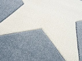 Koberec Happy Rugs SHOOTINGSTAR modrý / biely