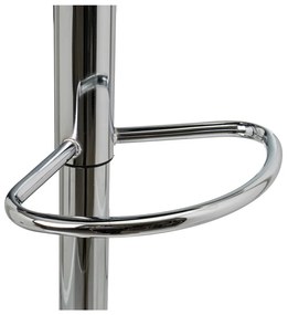 Čierne čalúnené barové stoličky v súprave s nastaviteľnou výškou 2 ks (výška sedadla 63 cm) – Casa Selección