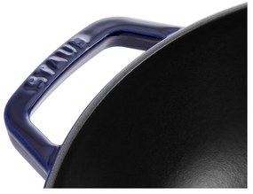 Staub wok so sklenenou pokrievkou 30 cm/4,4 l tmavomodrá, 40511-467