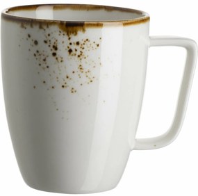 Mäser Hrnček na kávu Pintar White hnedé bodky 370 ml