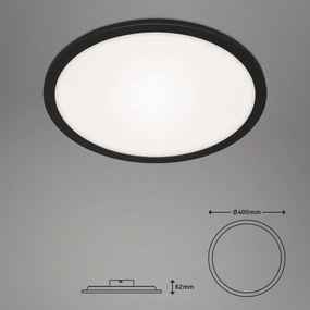 Briloner 7168-015 - LED Stm. stropné svietidlo PIATTO LED/22W/230V čierna + DO