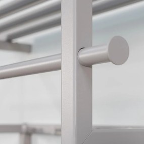 Sivo-béžový kovový nástenný vešiak s poličkou Rizzoli – Spinder Design