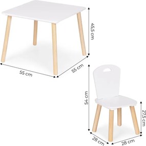 Stôl stôl +2 stoličky detský nábytok set