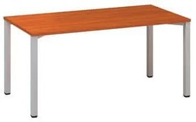 Kancelársky stôl Alfa 200, 160 x 80 x 74,2 cm, rovné vyhotovenie, dezén čerešňa, RAL9022
