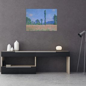 Obraz - Claude Monet, Poppy Field (Giverny), reprodukcia (70x50 cm)