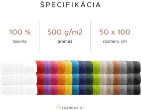 Uterák Comfort 50 x 100 cm svetlozelený, 100% bavlna