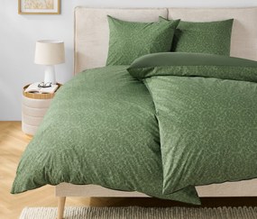 Posteľná bielizeň z materiálu polycotton, zelená, štandardná veľkosť