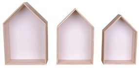 Biela Polica Verona 30-27-24 × 18.5-16-14 × 45-41-36 cm HOUSE NORDIC