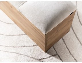 Lavica vo svetlosivej a prírodnej farbe Kumo – Bobochic Paris