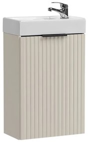 Závesná skrinka Adele Cashmere Vedea so zápustným umývadlom 40 cm kašmírová