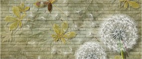 Obraz - Púpavy unášané vetrom (120x50 cm)