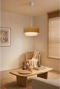 Brilagi - LED luster na lanku BOHO ECO 1xE27/10W/230V pr. 40 cm béžová/krémová