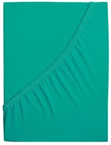 Jersey plachta do detskej postieľky EXCLUSIVE 70x140 cm tyrkysová