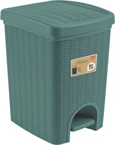 STEFANPLAST Odpadkový kôš 20 l, 31 × 27,5 × 39 cm, zeleno-sivý