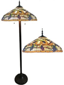 Stojaca Tiffany lampa 40*160 GRAPE
