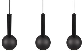 Čierne závesné svietidlo Ciliana – CINQUE