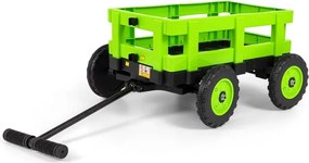 Elektrický traktor s prívesom Rolly zelený