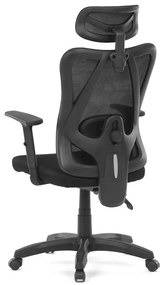 Autronic BONTEC Kancelárska stolička, synchrónny mechanizmus, čierna sieťovina, KA-R215 BK Farba: Čierna